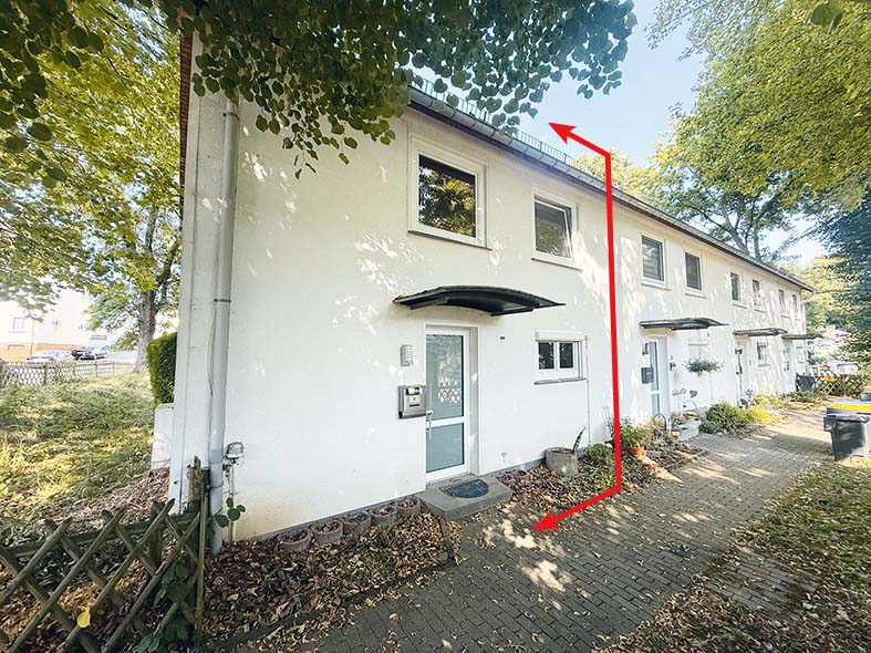 Foto 1 von 6 — Auktion - Einfamilienreihenendhaus in 58636 Iserlohn OT Wermingsen, Reidemeisterstraße 1