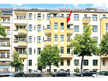 Foto 1 von 4 — Bezugsfreie 3-Zimmer Wohnung im 3. OG links gelegen (ETW-Nr. 25)