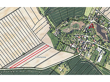 Foto 4 von 4 — Vermietetes, teilunterkellertes Zweifamilienhaus in Massivbauweise mit Ackerland