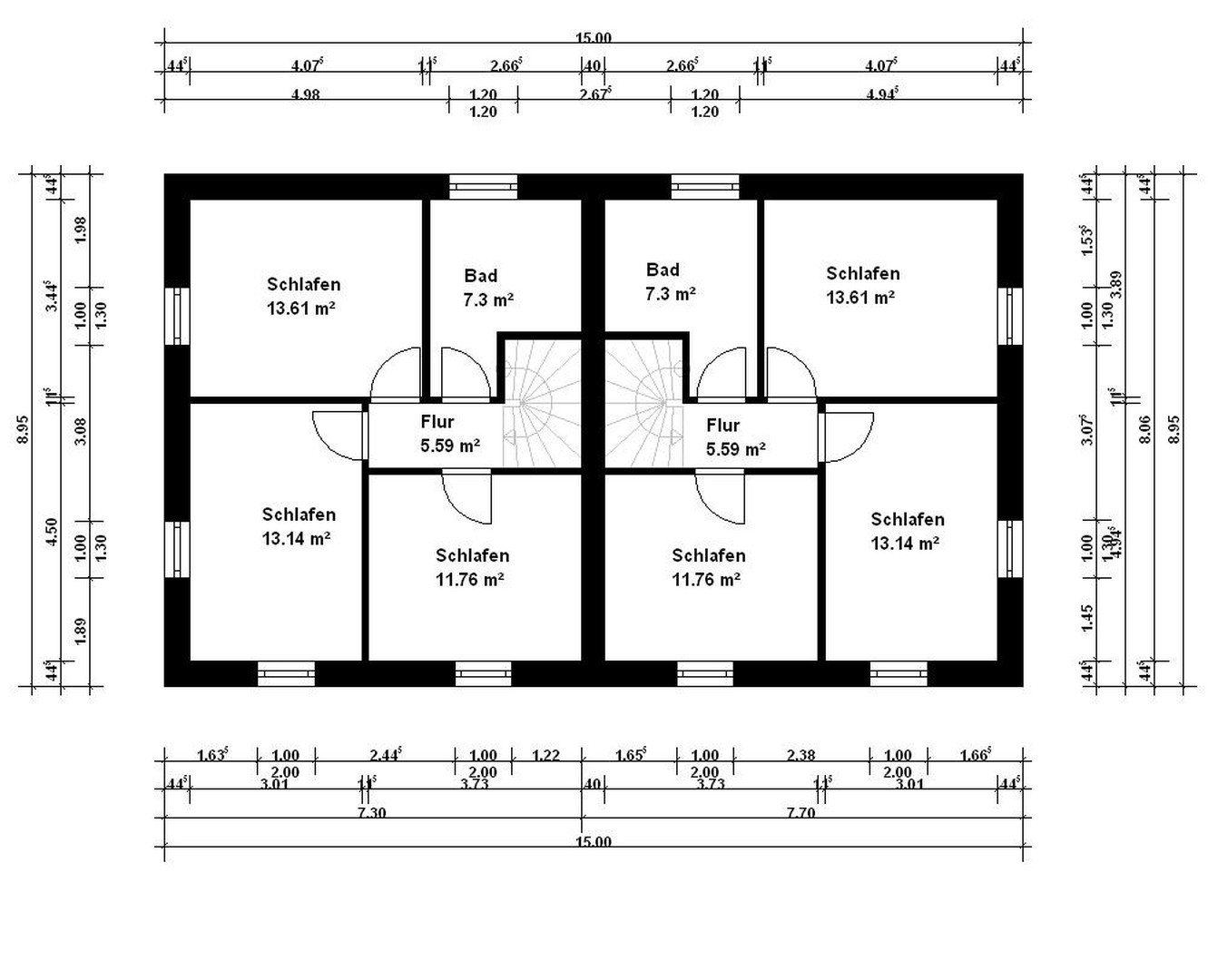 Foto 4 von 4 — Stadtvilla als KfW Effizienzhaus 40 Süd/West Ausrichtung