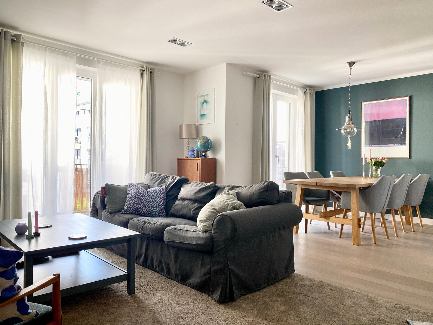 Foto 3 von 12 — Lichtdurchflutete 92m² 3-Zi.-Wohnung mit 2 Balkonen, Ottensen/Othmarschen