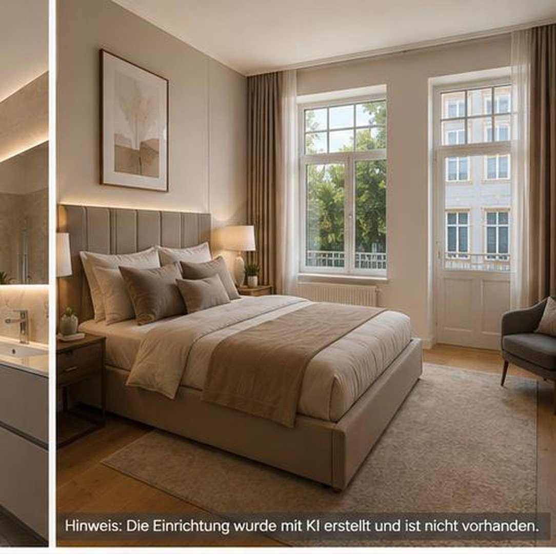 Foto 4 von 12 — Bremen-Schwachhausen | Exklusive 4-Zimmer-Altbauwohnung, 105 m², 2 Balkone, provisionsfrei