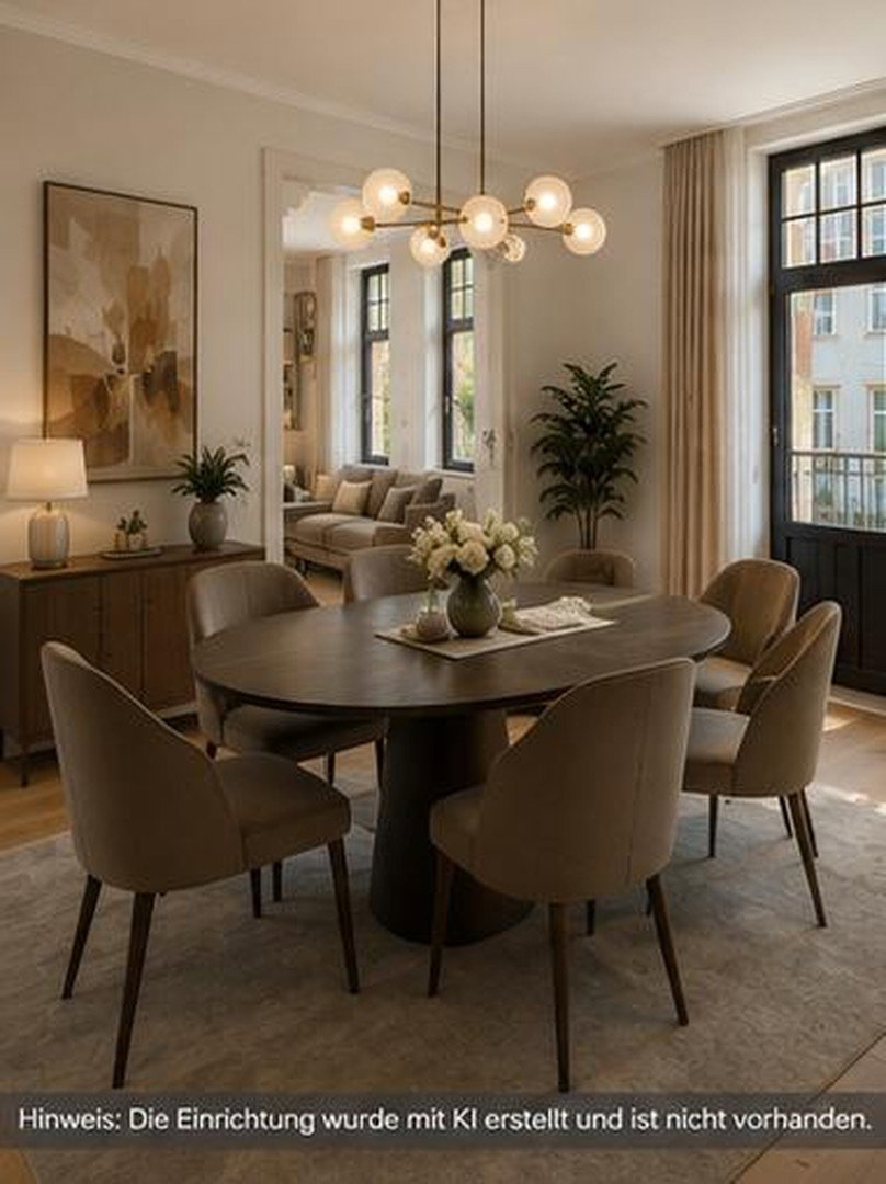 Foto 6 von 12 — Bremen-Schwachhausen | Exklusive 4-Zimmer-Altbauwohnung, 105 m², 2 Balkone, provisionsfrei
