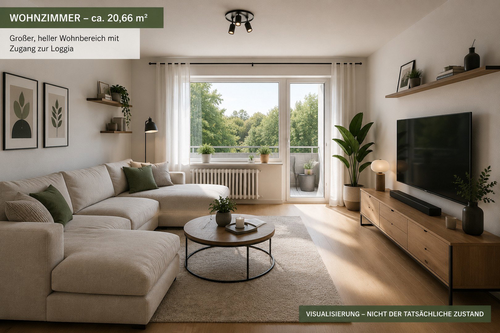 Foto 1 von 5 — 3-Zimmer-Wohnung mit Balkon in Bremen-Osterholz – provisionsfrei