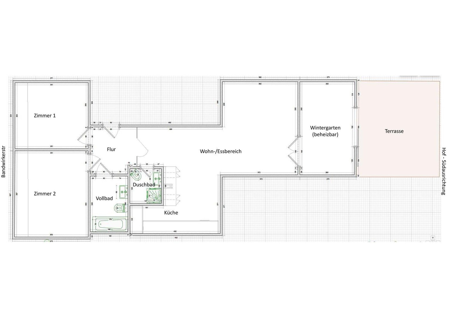 Foto 12 von 12 — Luxuriöse, modernisierte DG-Whg. mit Wintergarten und großer Terrasse mit hoher Lebensqualität