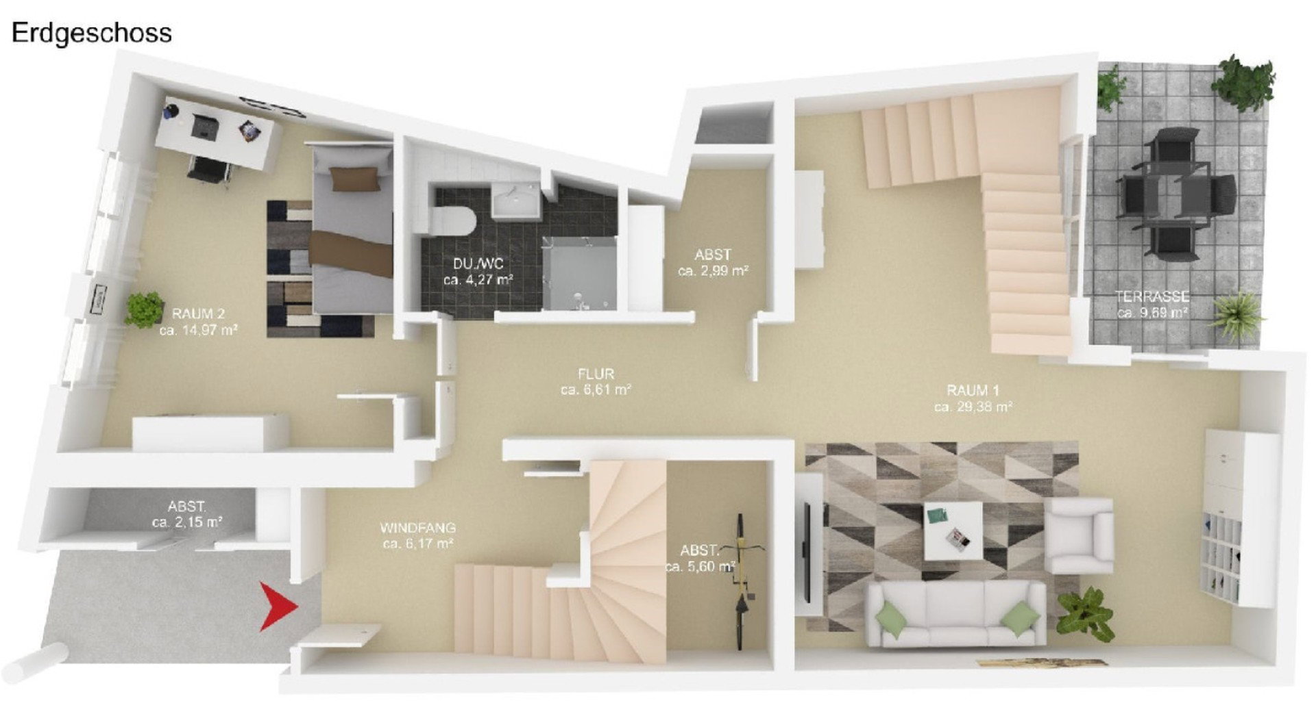 Foto 11 von 12 — Schöne Wohnung über 2 Ebenen im Bremer Viertel