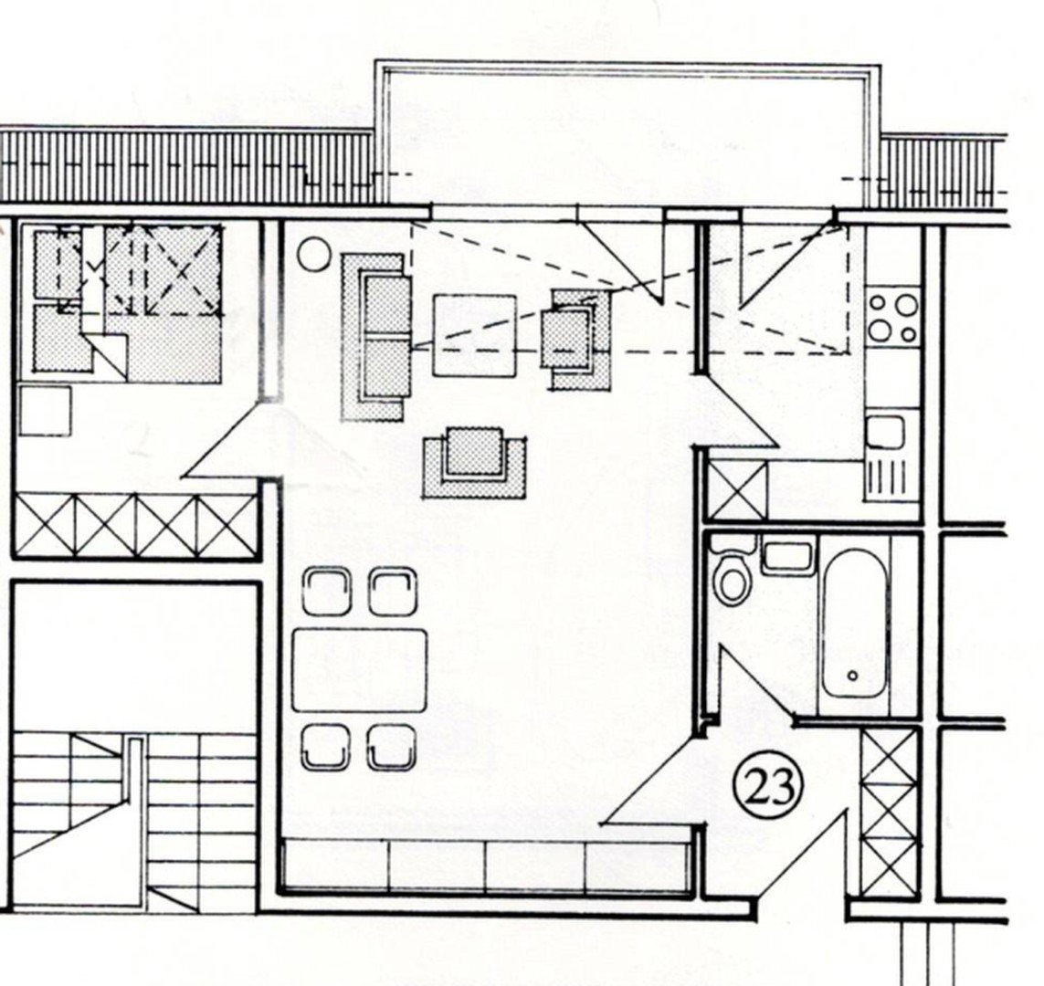 Foto 3 von 3 — 1,5-Zimmer-Eigentumswohnung mit Balkon und Tiefgaragenstellplatz in Hamburg-Wandsbek