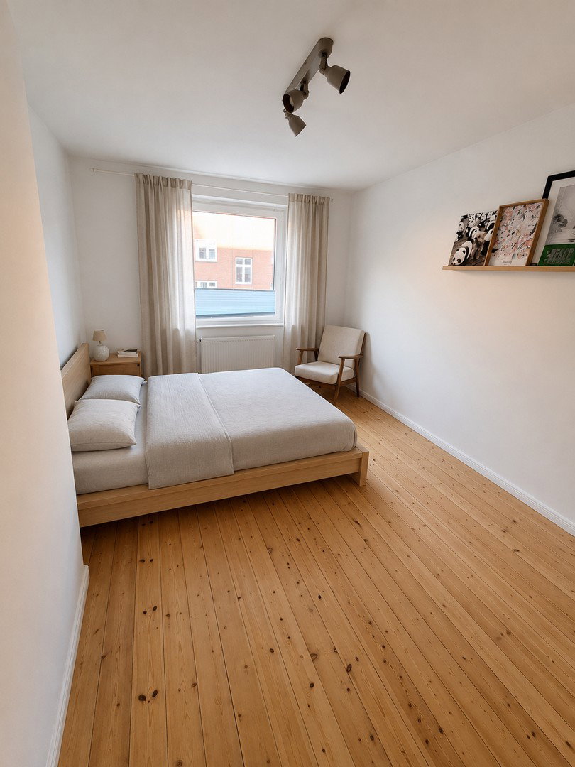 Foto 2 von 6 — Modernisierte 2-Zimmer Wohnung mit Südbalkon und Gartenmitbenutzung in Hamm Nord