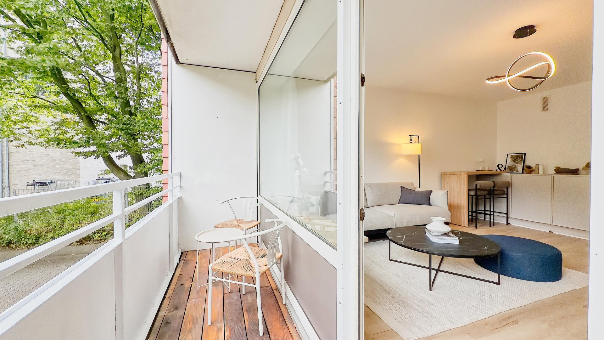 Foto 5 von 5 — Erstbezug nach Renovierung - 2-Zimmer-Wohnung mit Balkon in Lokstedt – provisionsfrei vom Eigentümer
