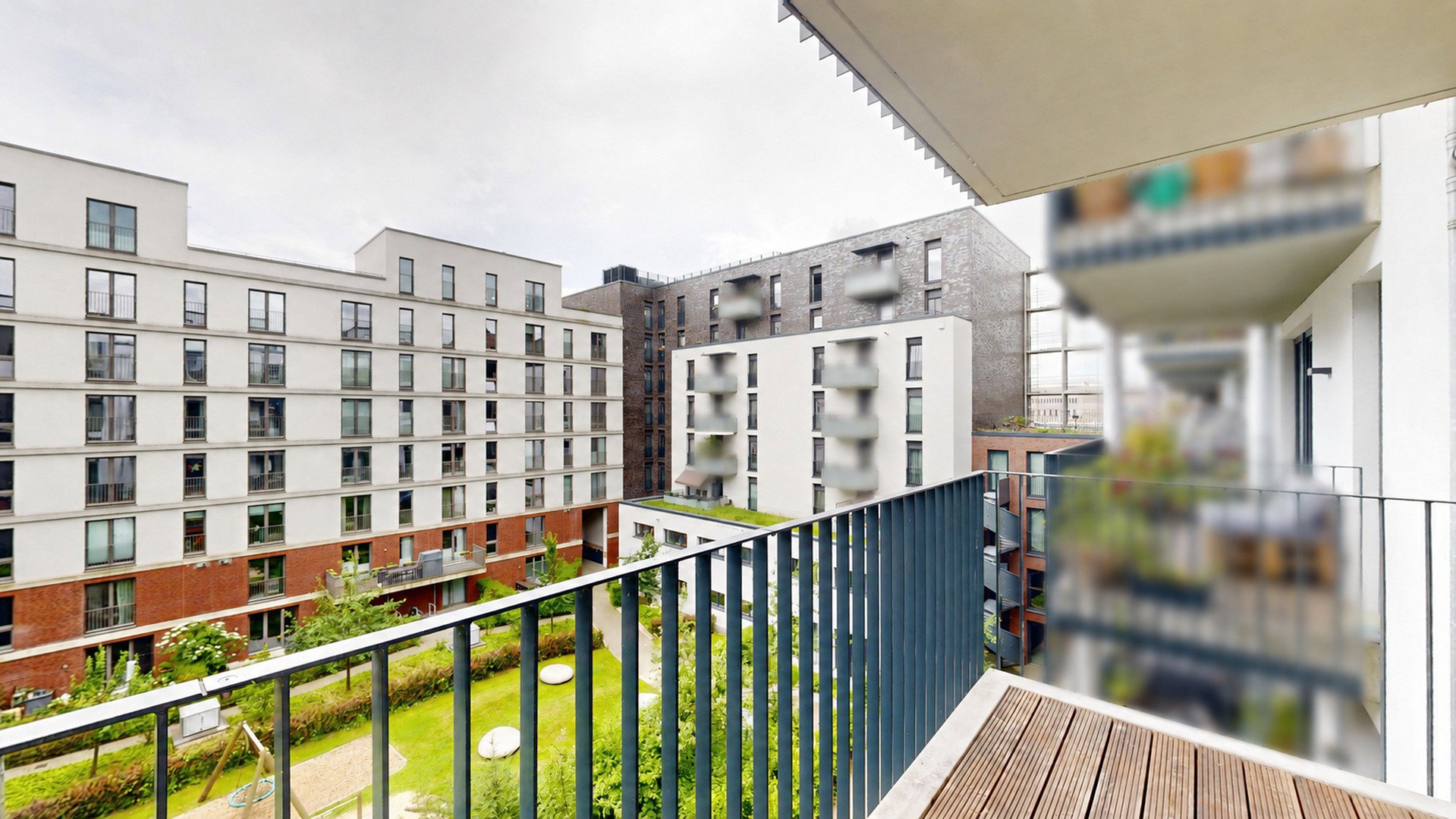 Foto 2 von 12 — Moderne 3-Zimmer-Wohnung mit Dachterrasse, Balkon und Tiefgaragenstellplatz in der HafenCity