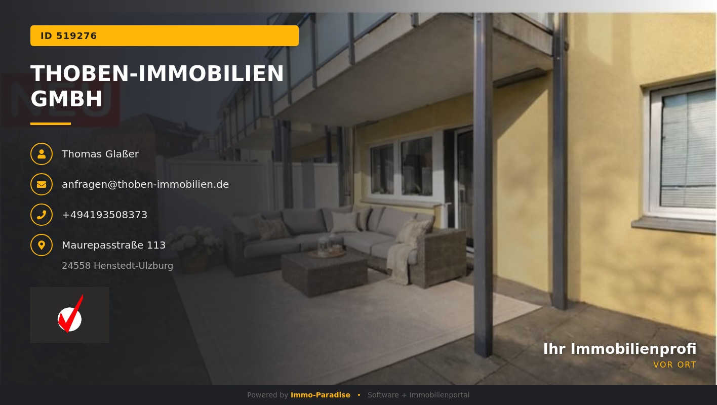 Foto 2 von 11 — *** TERRASSENWOHNUNG *** Ideal für Urlaubs-Enthusiasten!