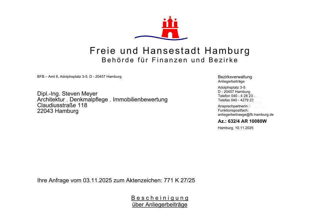 Foto 11 von 13 — Wohnung (Doppelhaushälfte) in Hamburg-Rahlstedt