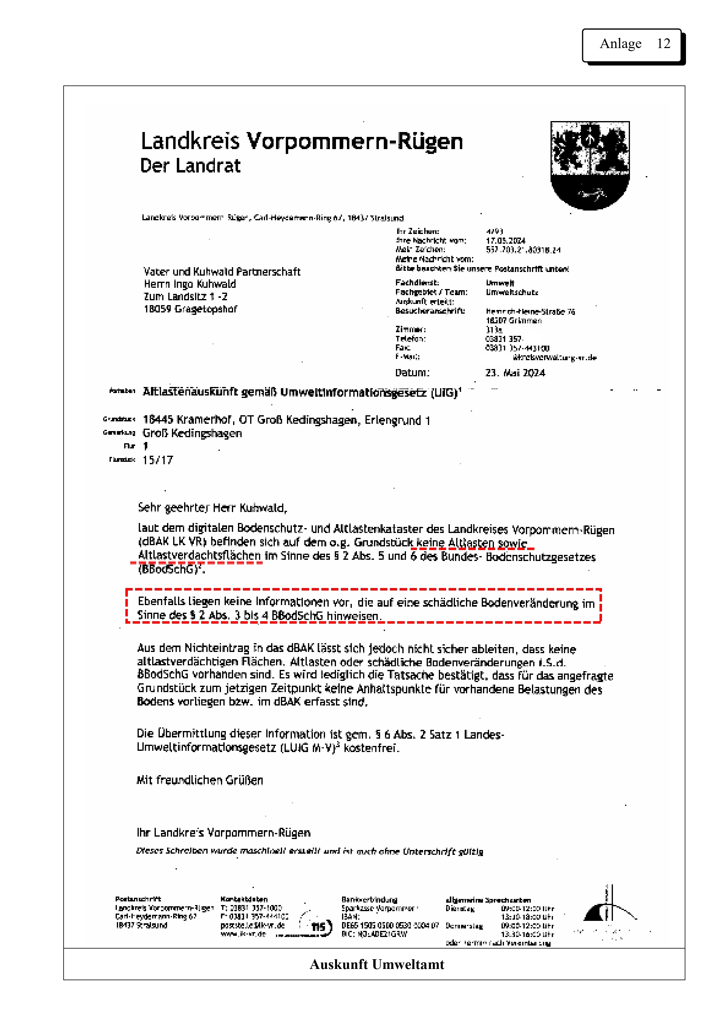 Foto 20 von 21 — Ruinöse ehem. Gärtnerei und Verkehrsfläche in Kramerhof OT Groß Kedingshagen