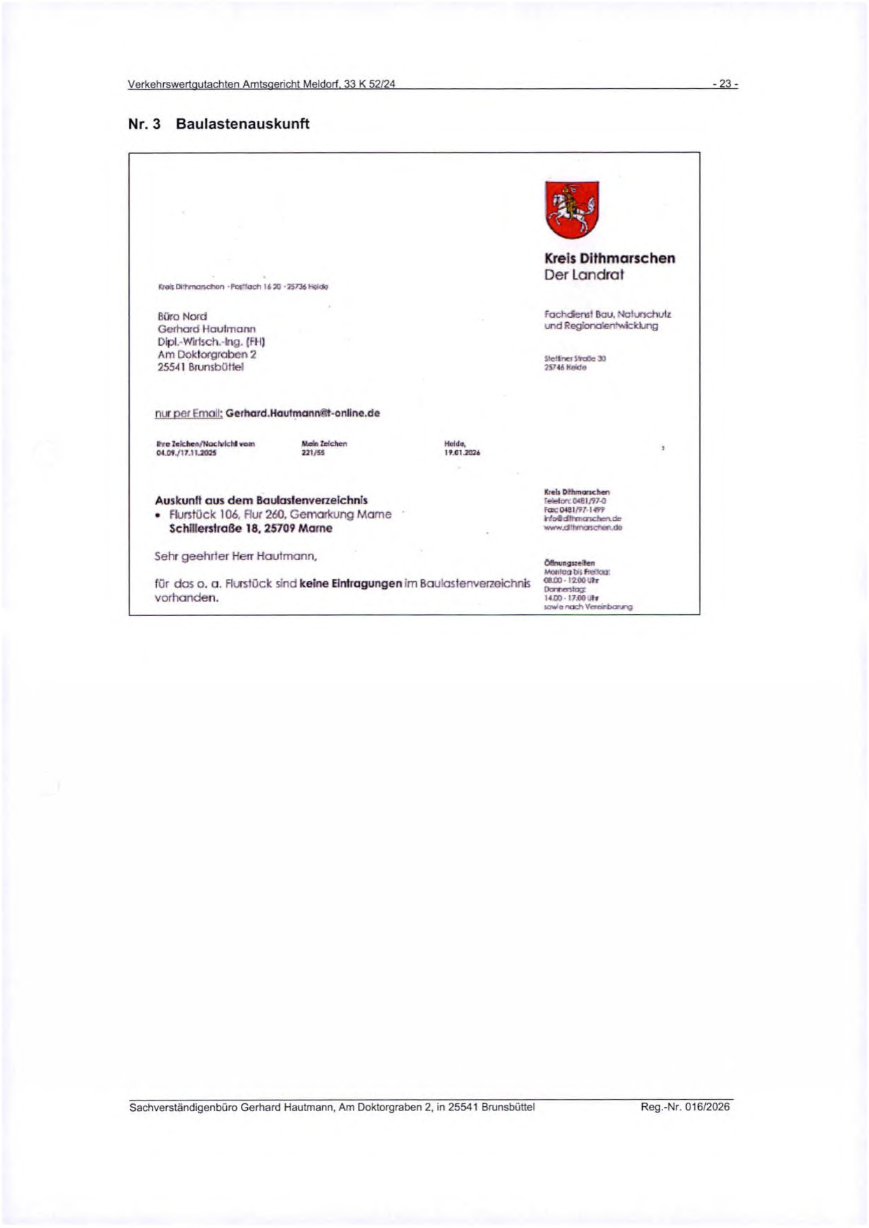Foto 25 von 25 — Ehemalige Gaststätte (wirtschaftlich verbraucht) in Marne
