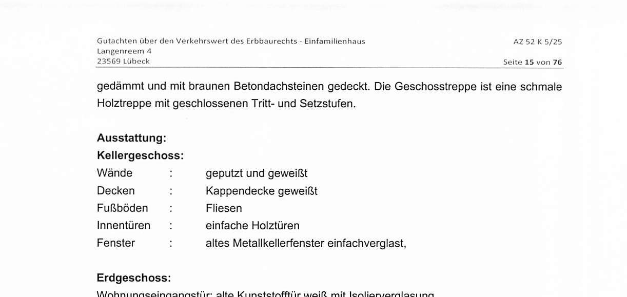 Foto 5 von 19 — Erbbaurecht, Einfamilienhaus in Lübeck, Siems-Dänischburg