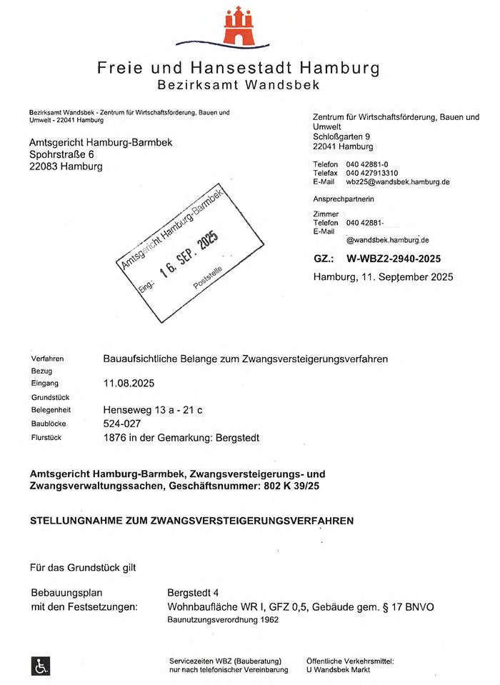 Foto 44 von 46 — Mittelreihenhaus mit Garage in Hamburg - Bergstedt