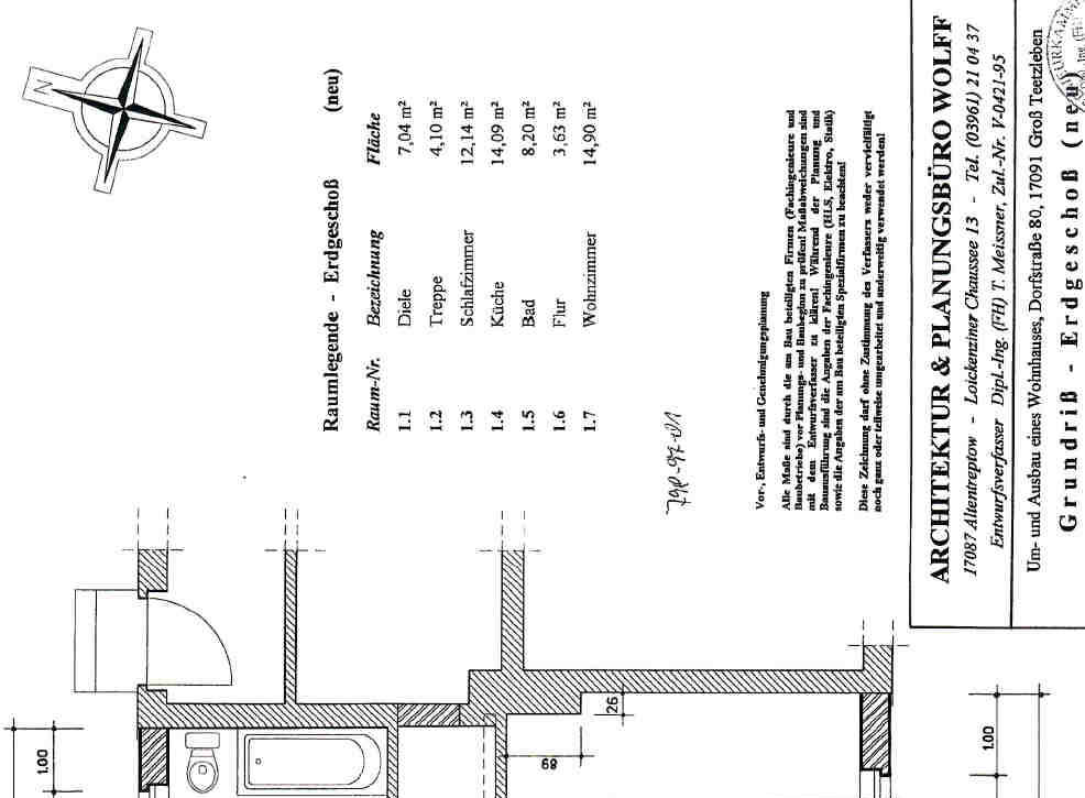 Foto 20 von 36 — Einfamilienwohnhaus (Doppelhaushälfte) mit Nebengebäuden in Groß Teetzleben