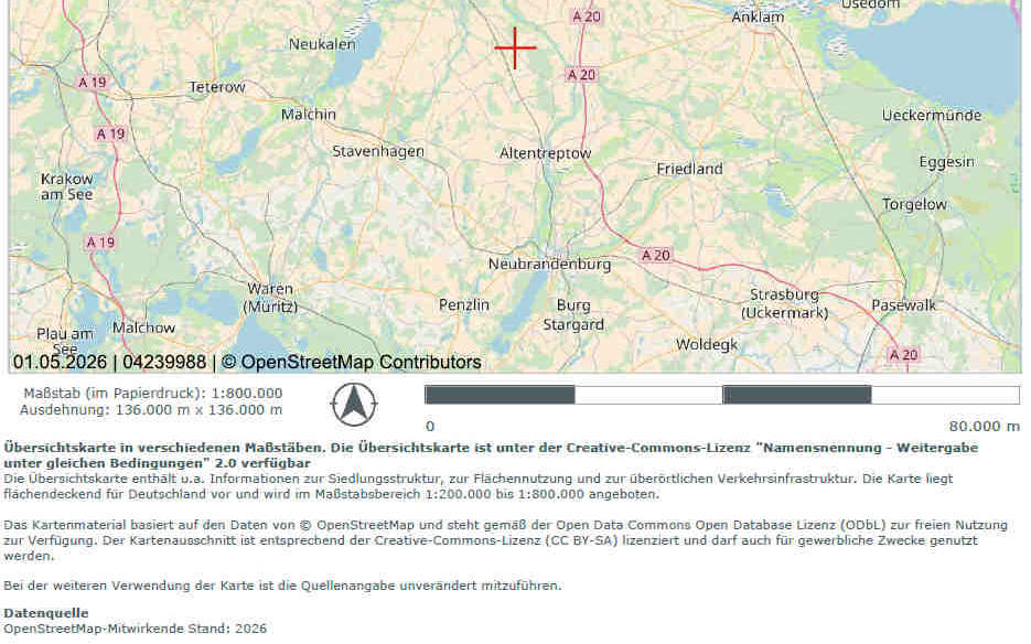 Foto 9 von 15 — Unbebautes Grundstück (Landwirtschafts-/Wald-/Wasserfläche) in Tentzerow