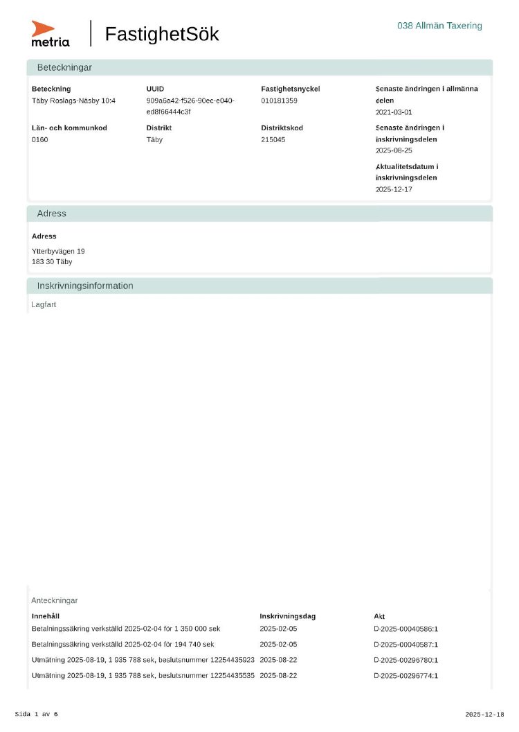 Foto 11 von 13 — Småhusenhet, bebyggd