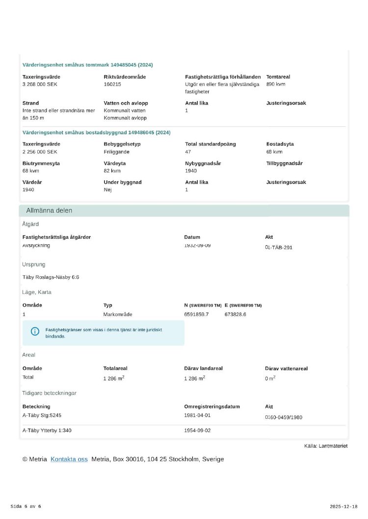 Foto 13 von 13 — Småhusenhet, bebyggd