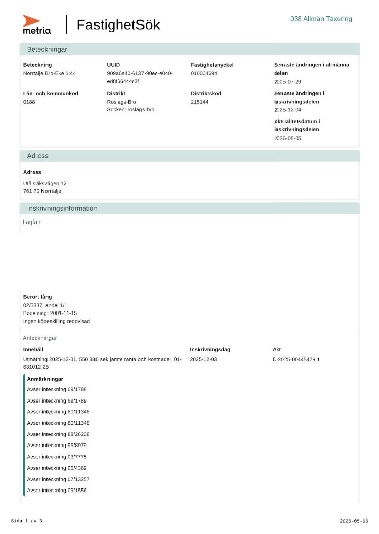 Foto 13 von 14 — Småhusenhet, bebyggd