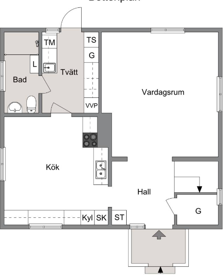 Foto 26 von 26 — Småhusenhet, bebyggd
