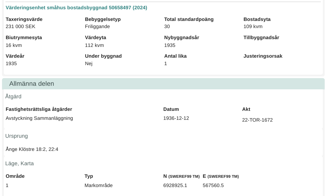 Foto 16 von 17 — Småhusenhet, bebyggd