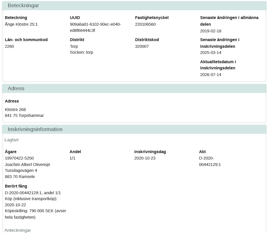 Foto 13 von 17 — Småhusenhet, bebyggd