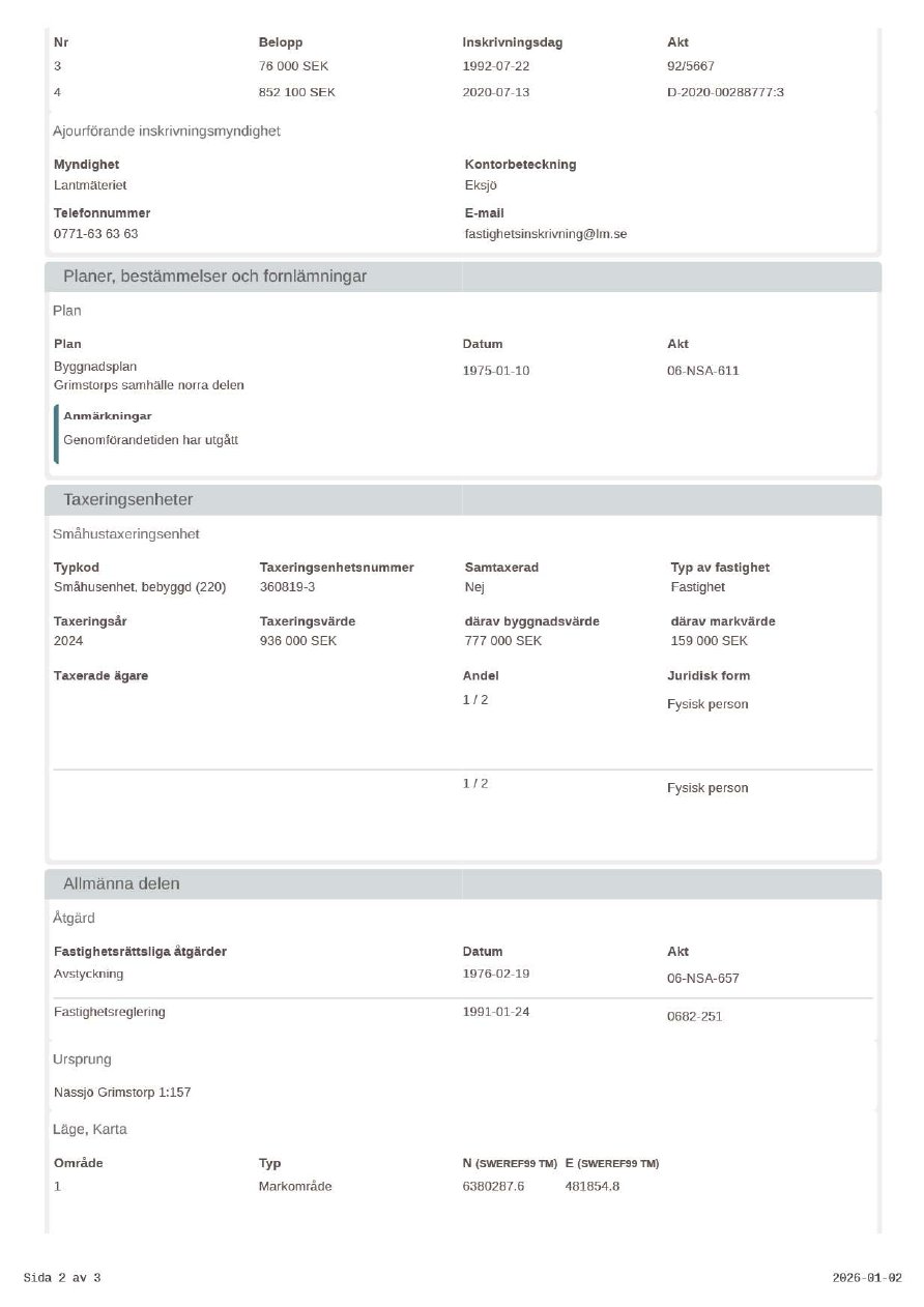 Foto 19 von 20 — Småhusenhet, bebyggd