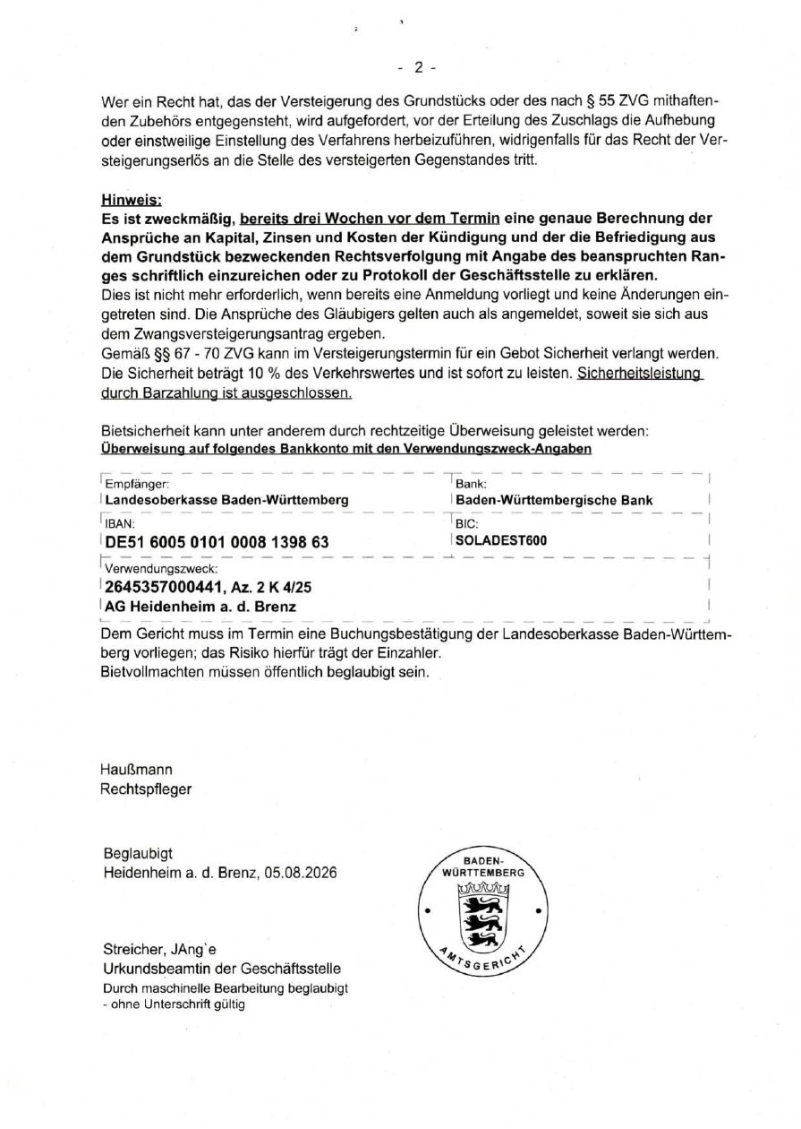 Foto 5 von 5 — Wohnhaus mit Scheune, Stall und Werkstatt