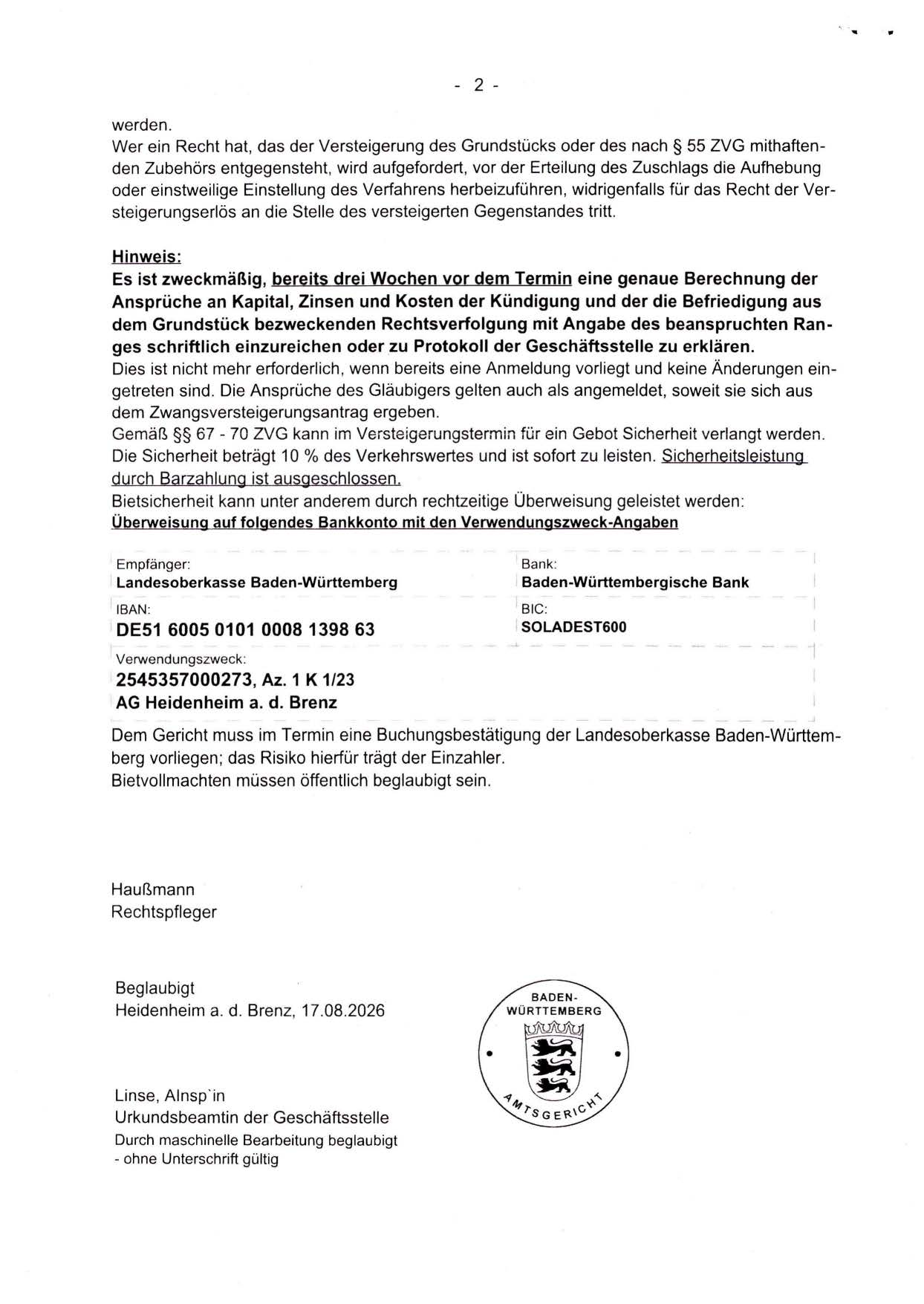 Foto 5 von 5 — Wohnhaus mit Doppelgarage