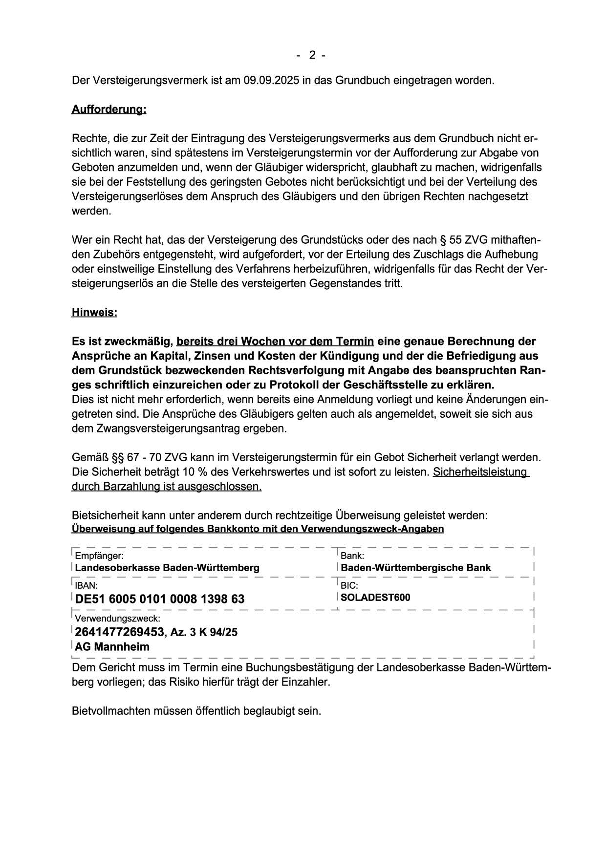 Foto 3 von 4 — Wohneinheit im Souterrain mit Kellerraum