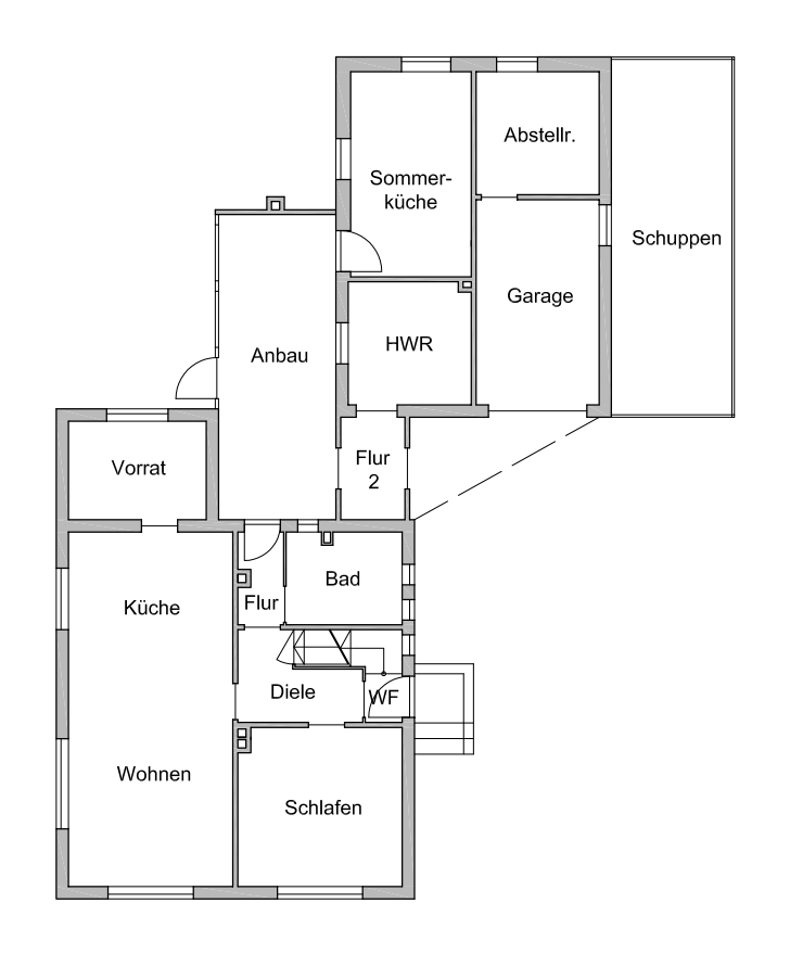 Foto 13 von 15 — Einfamilienhaus, Einfamilienhaus mit Nebengebäuden