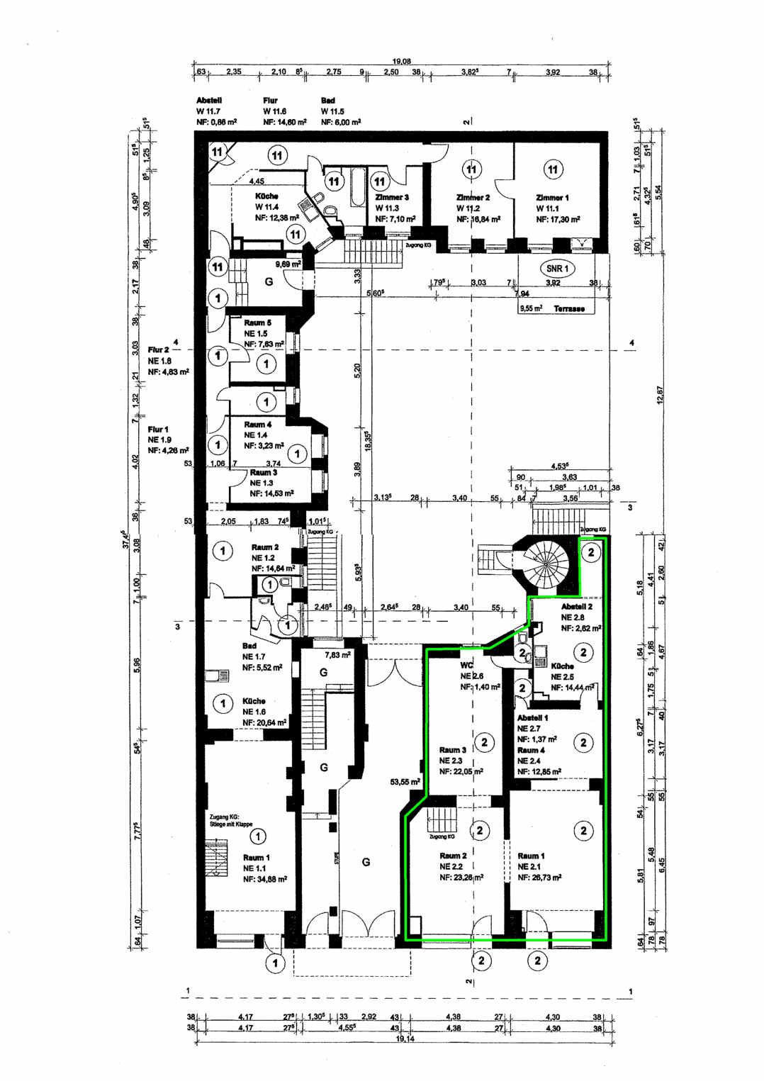 Foto 2 von 6 — Gewerbeeinheit (z.B. Laden, Büro)