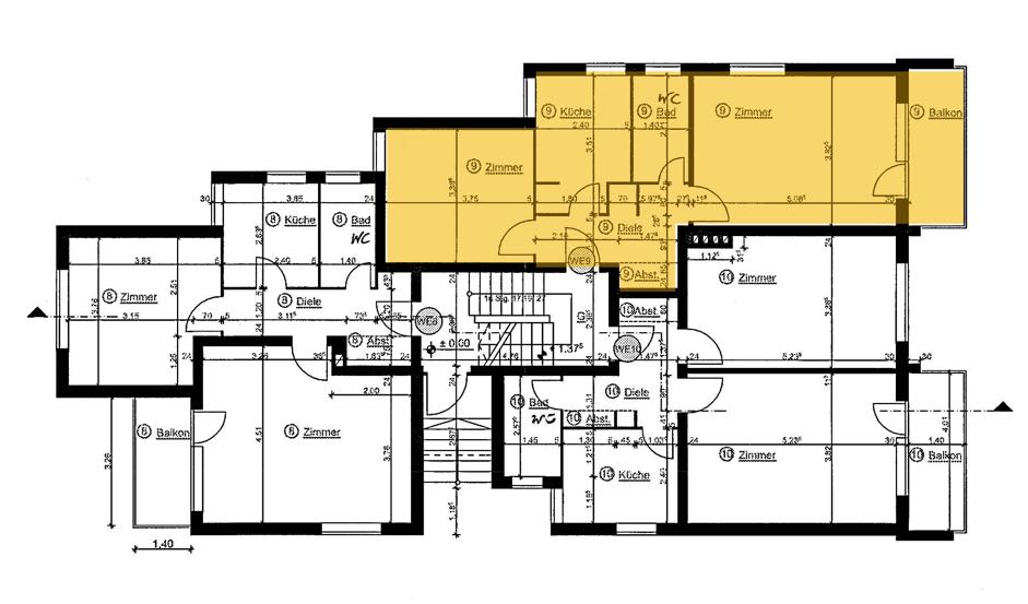 Foto 8 von 12 — Eigentumswohnung (1 bis 2 Zimmer), Kfz-Stellplatz