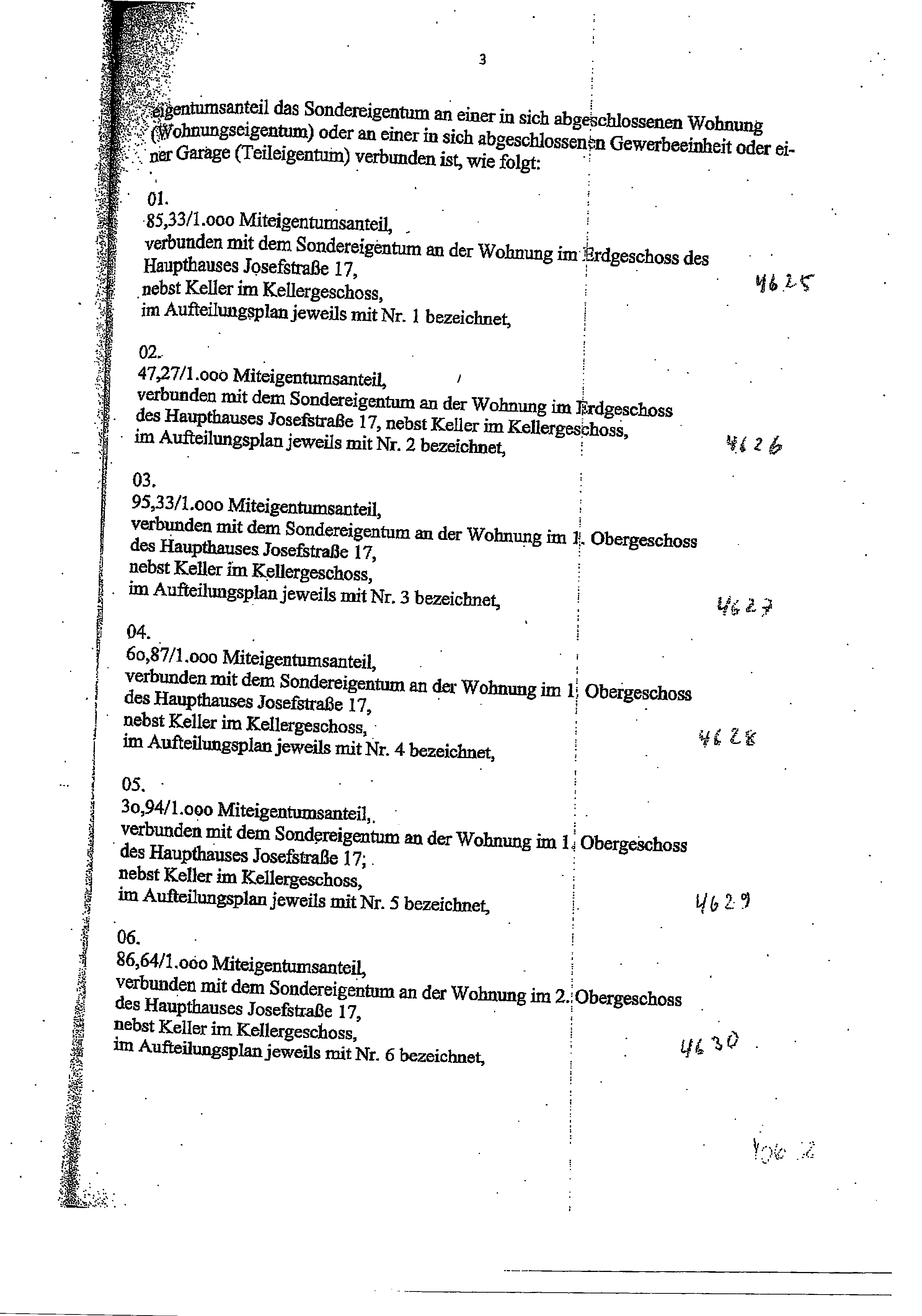 Foto 22 von 99 — Eigentumswohnung (3 bis 4 Zimmer), Die ETW Nr. 4 wird zusammen mit der ETW Nr. 3 und der ETW Nr. 5 als wirtschaftliche Einheit genutzt und ist zum Wertermittlungsstichtag als Einheit vermietet.