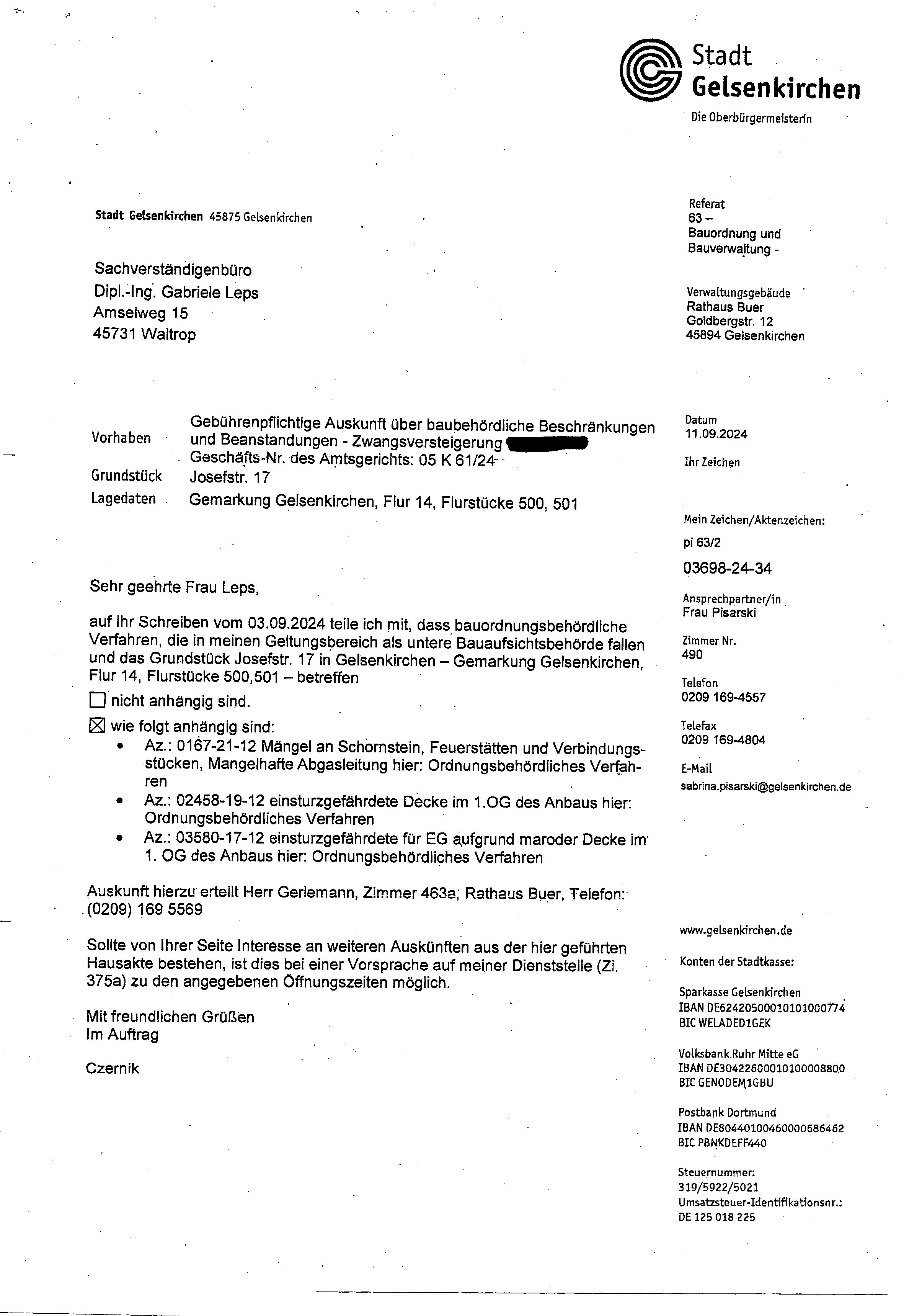 Foto 67 von 99 — Eigentumswohnung (3 bis 4 Zimmer), Die ETW Nr. 4 wird zusammen mit der ETW Nr. 3 und der ETW Nr. 5 als wirtschaftliche Einheit genutzt und ist zum Wertermittlungsstichtag als Einheit vermietet.