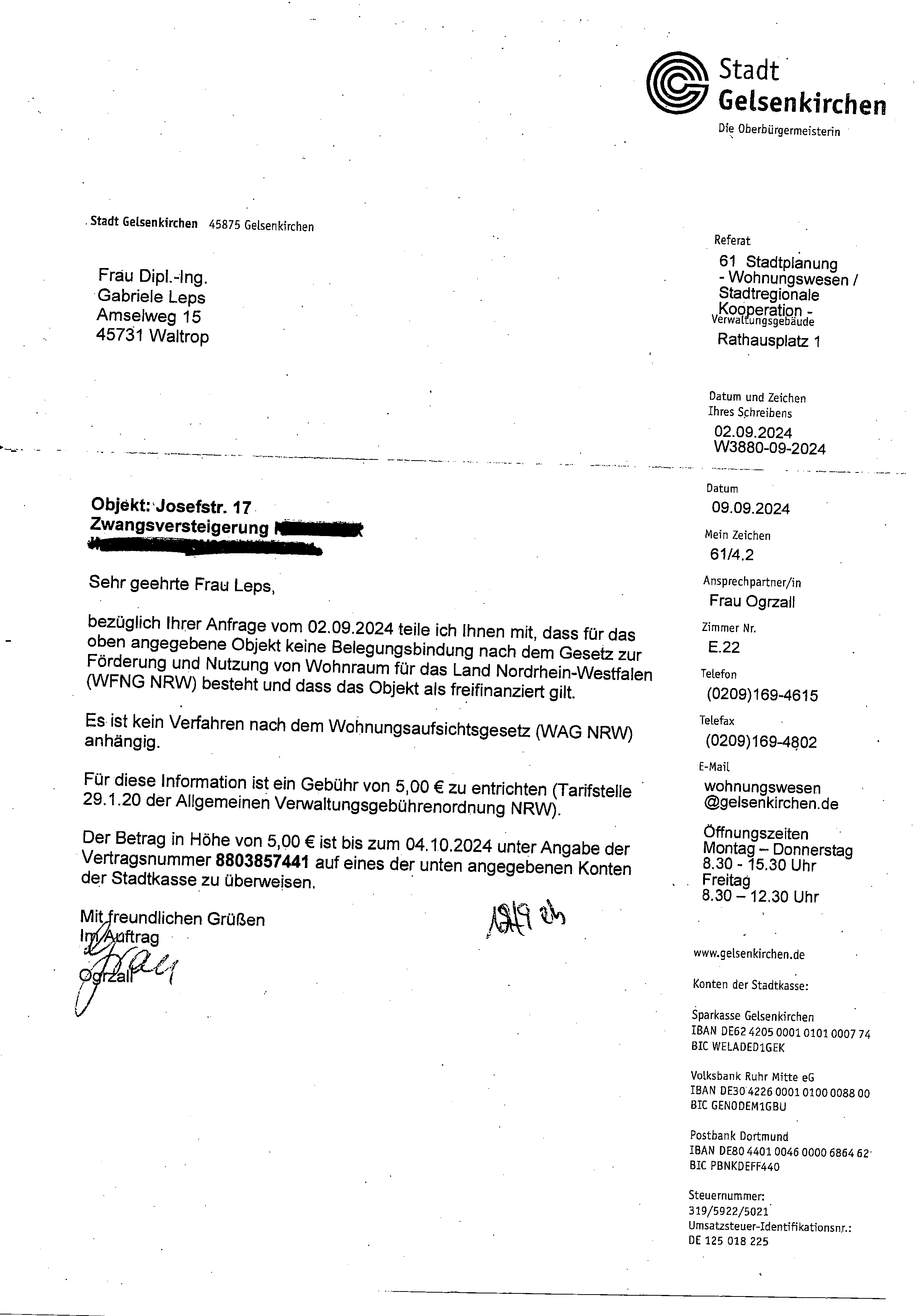 Foto 57 von 88 — Eigentumswohnung (3 bis 4 Zimmer), Die ETW Nr. 4 wird zusammen mit der ETW Nr. 3 und der ETW Nr. 5 als wirtschaftliche Einheit genutzt und ist zum Wertermittlungsstichtag als Einheit vermietet.