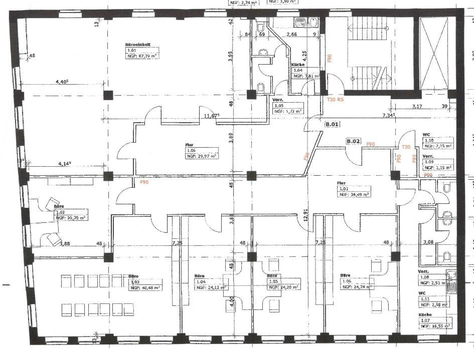 Foto 75 von 78 — Gewerbeeinheit (z.B. Laden, Büro)