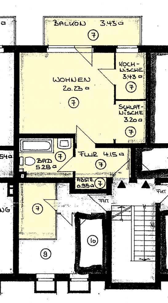 Foto 3 von 3 — Eigentumswohnung (1 bis 2 Zimmer)