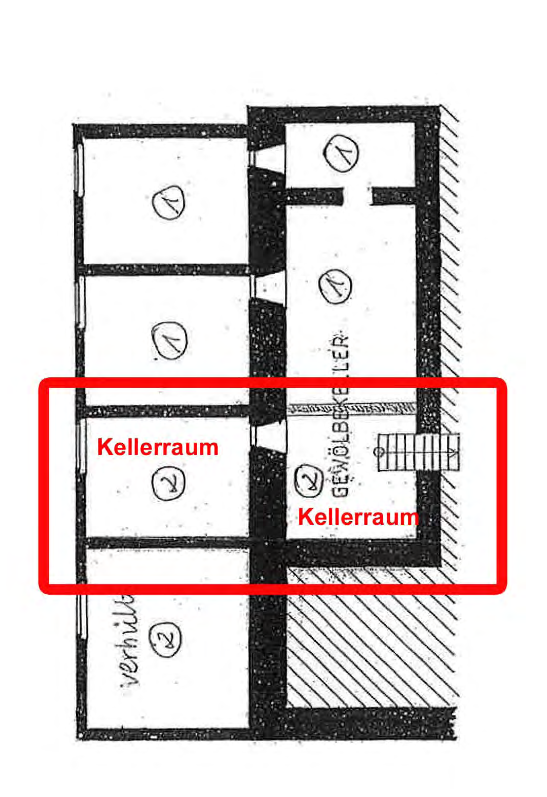 Foto 10 von 10 — Doppelhaushälfte, Wohnungseigentum an Doppelhaushälfte aus dem Baujahr 1811 mit ca. 154 m² Wohnfläche