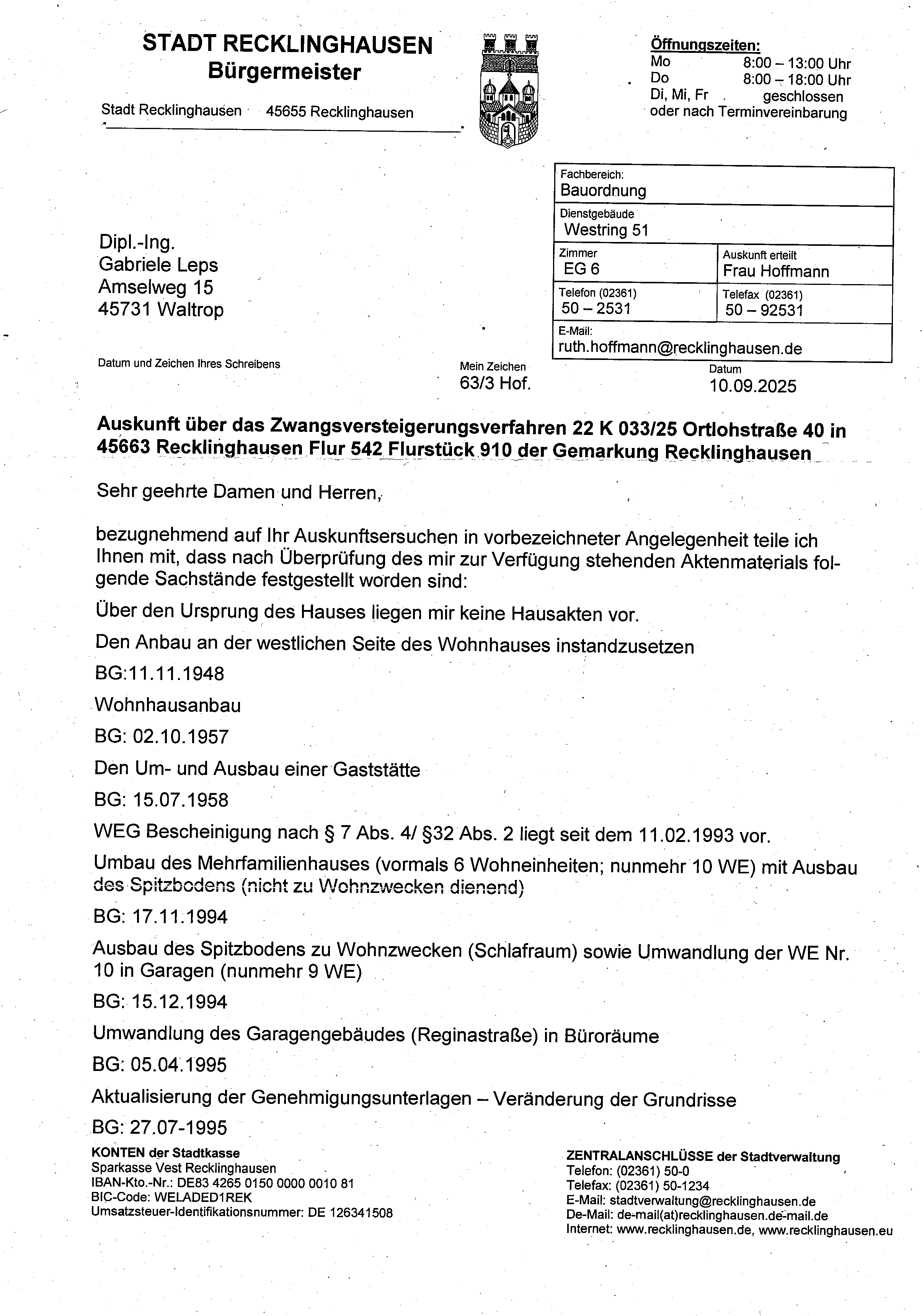 Foto 106 von 122 — Eigentumswohnung (1 bis 2 Zimmer), ETW Nr. 2 im EG: Diele, Schlafzimmer, Badezimmer, Wohnzimmer mit offenem Küchenbereich. Die ETW Nr. 2 ist zum Wertermittlungsstichtag vermietet.