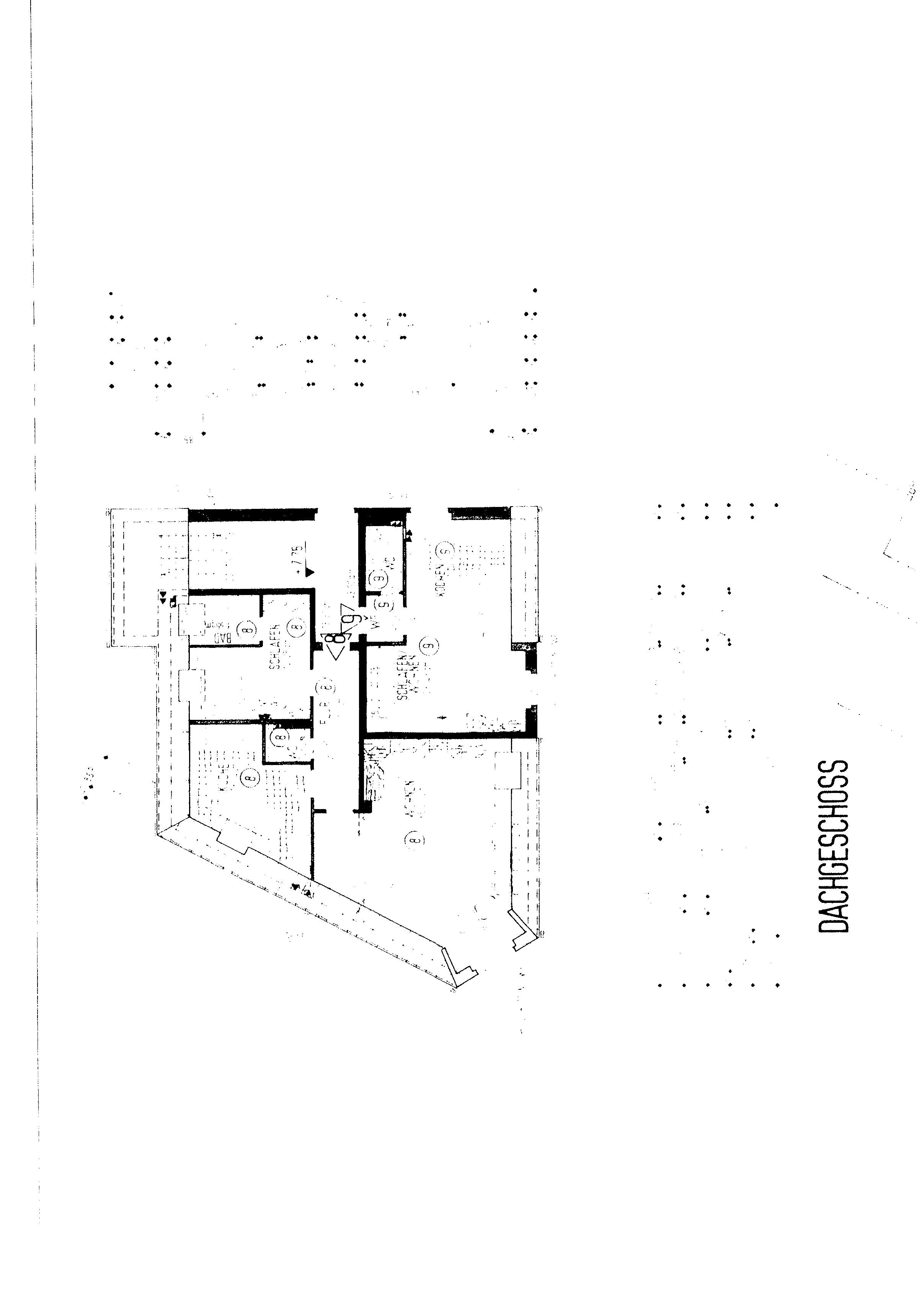 Foto 49 von 122 — Eigentumswohnung (1 bis 2 Zimmer), ETW Nr. 2 im EG: Diele, Schlafzimmer, Badezimmer, Wohnzimmer mit offenem Küchenbereich. Die ETW Nr. 2 ist zum Wertermittlungsstichtag vermietet.