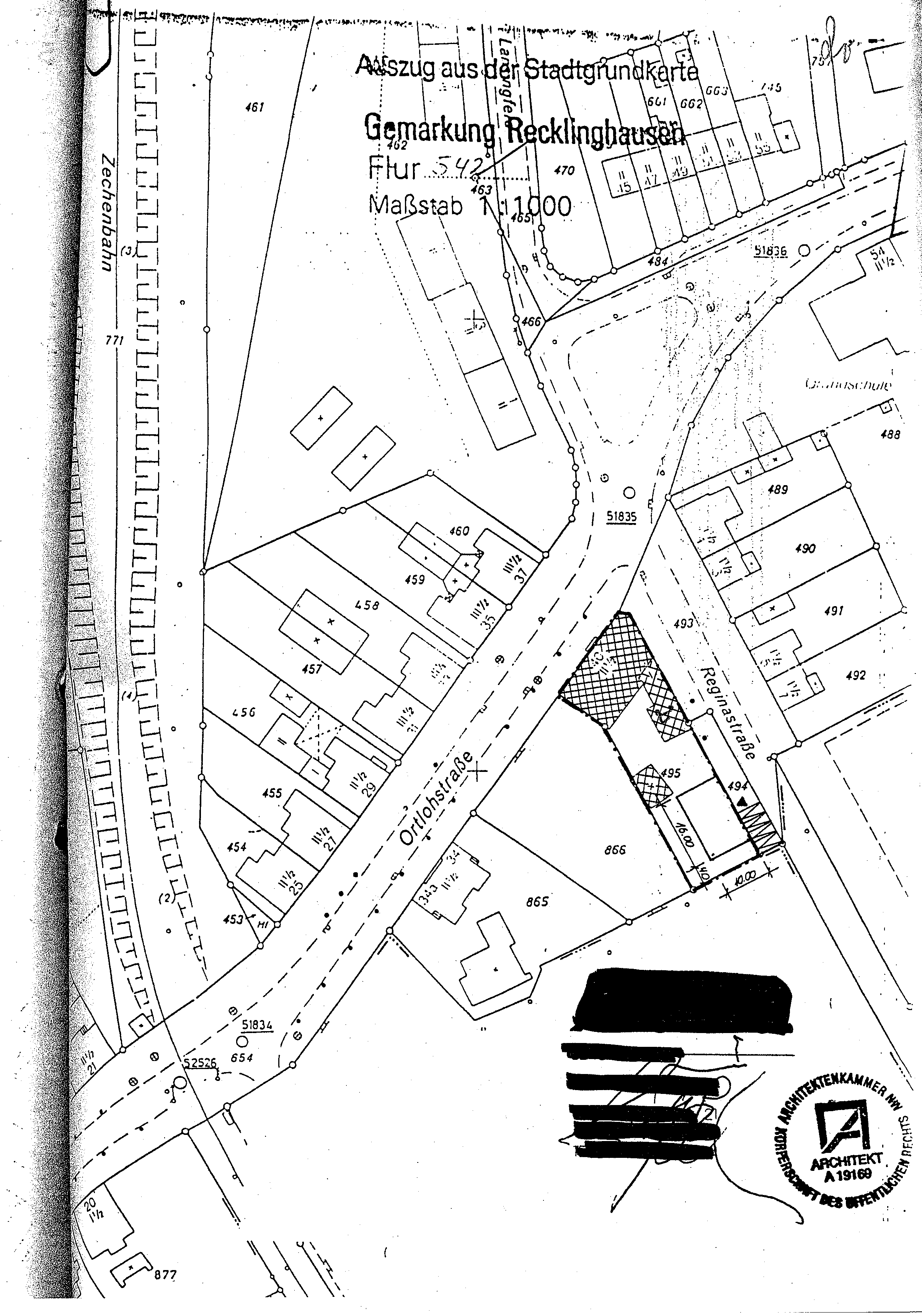 Foto 83 von 122 — Eigentumswohnung (1 bis 2 Zimmer), ETW Nr. 2 im EG: Diele, Schlafzimmer, Badezimmer, Wohnzimmer mit offenem Küchenbereich. Die ETW Nr. 2 ist zum Wertermittlungsstichtag vermietet.