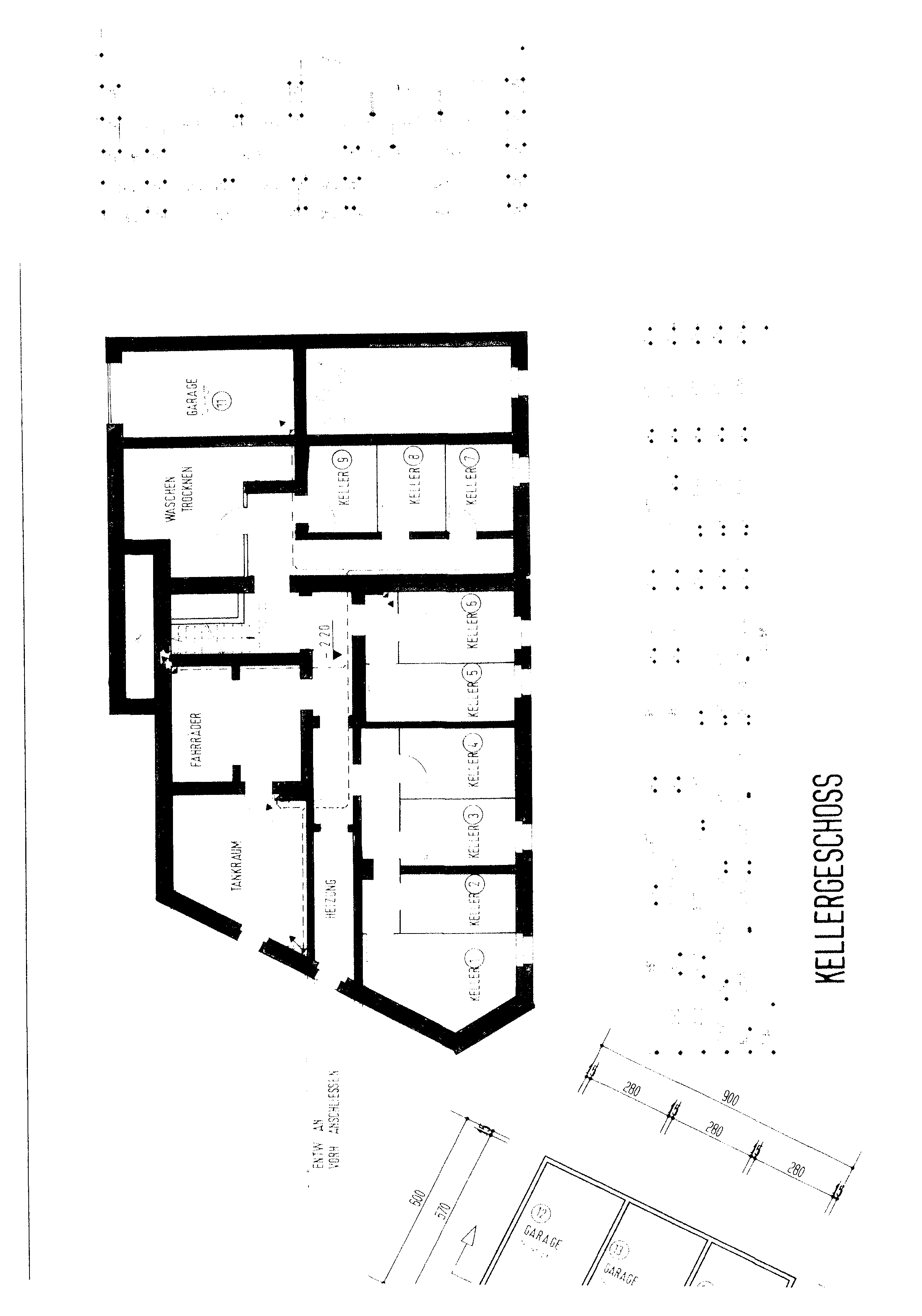 Foto 43 von 122 — Eigentumswohnung (1 bis 2 Zimmer), ETW Nr. 2 im EG: Diele, Schlafzimmer, Badezimmer, Wohnzimmer mit offenem Küchenbereich. Die ETW Nr. 2 ist zum Wertermittlungsstichtag vermietet.