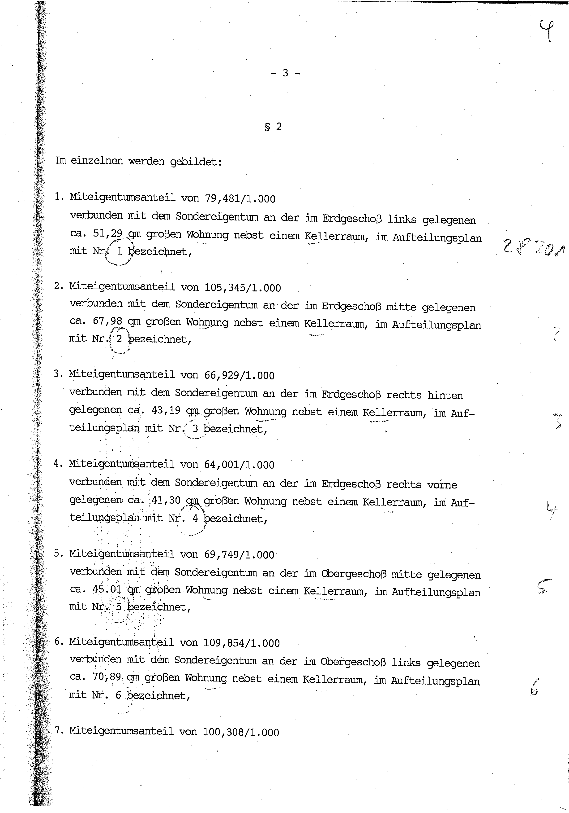 Foto 68 von 122 — Eigentumswohnung (1 bis 2 Zimmer), ETW Nr. 2 im EG: Diele, Schlafzimmer, Badezimmer, Wohnzimmer mit offenem Küchenbereich. Die ETW Nr. 2 ist zum Wertermittlungsstichtag vermietet.