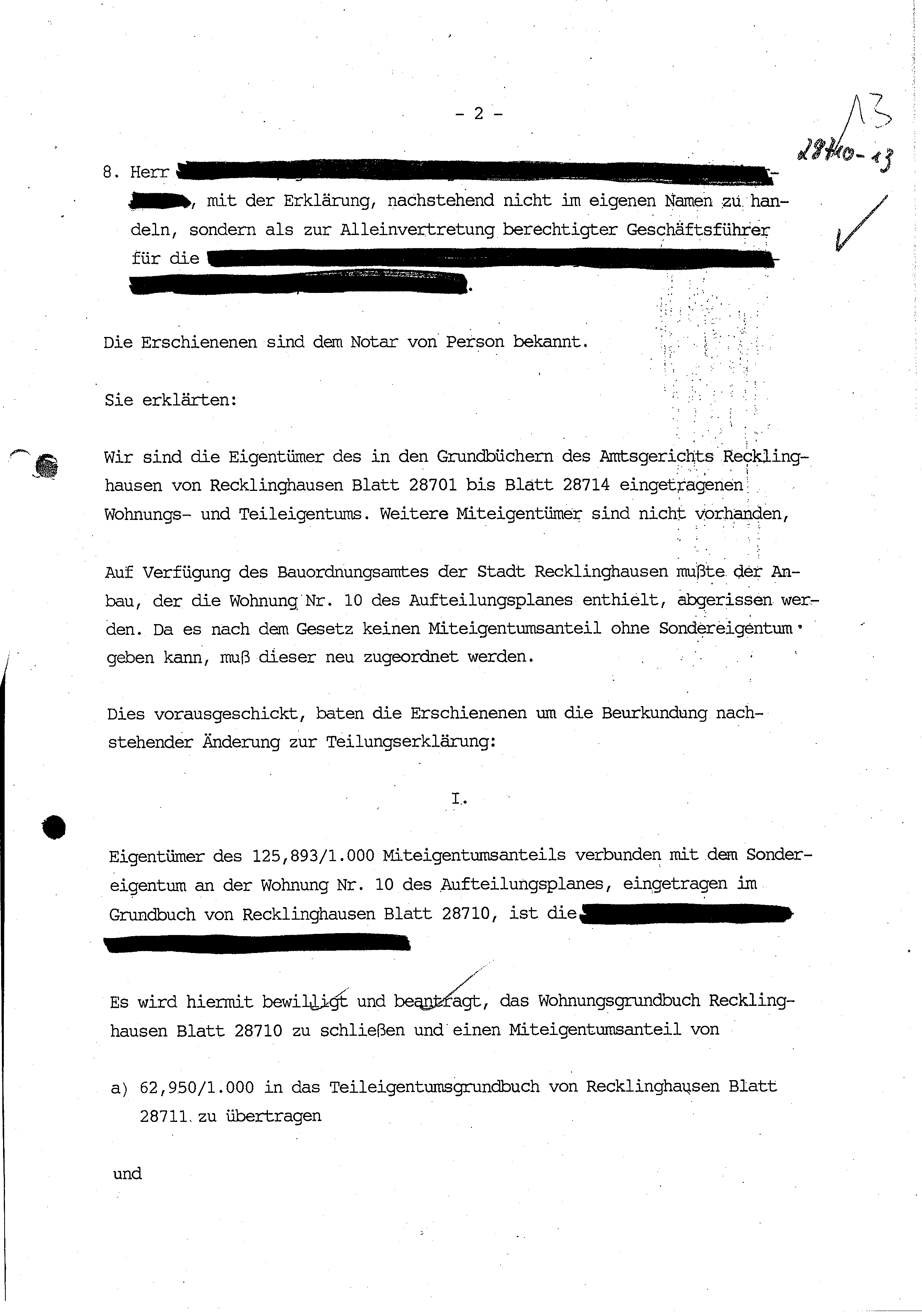Foto 86 von 122 — Eigentumswohnung (1 bis 2 Zimmer), ETW Nr. 2 im EG: Diele, Schlafzimmer, Badezimmer, Wohnzimmer mit offenem Küchenbereich. Die ETW Nr. 2 ist zum Wertermittlungsstichtag vermietet.