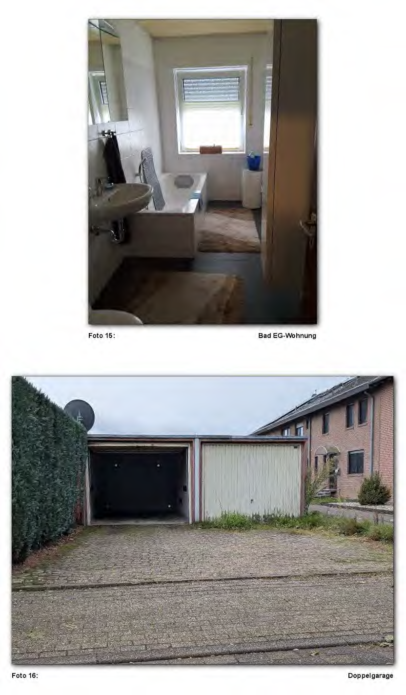 Foto 19 von 25 — Zweifamilienhaus, nebst PKW Doppelgarage, Reihengaragengrundstück