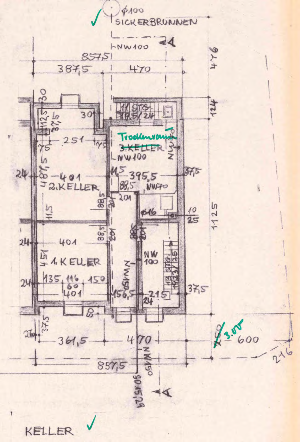 Foto 21 von 25 — Zweifamilienhaus, nebst PKW Doppelgarage, Reihengaragengrundstück