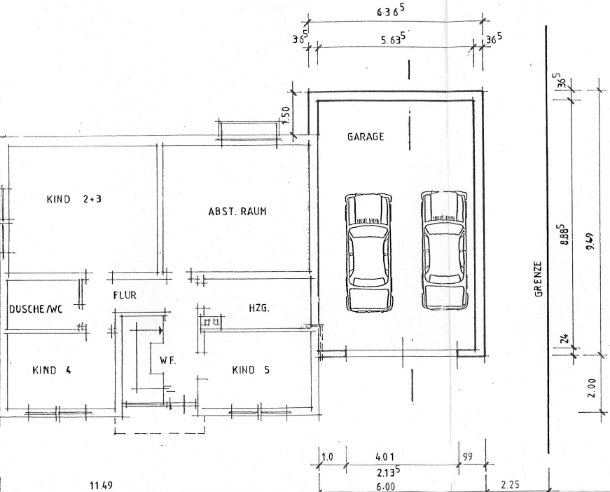 Foto 1 von 2 — Mehrfamilienhaus, Garage, Dreifamilienhaus mit Garagenanbau